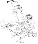Page B Diagram and Parts List for 11A-106C401 1997 Yard Man Lawn Mower